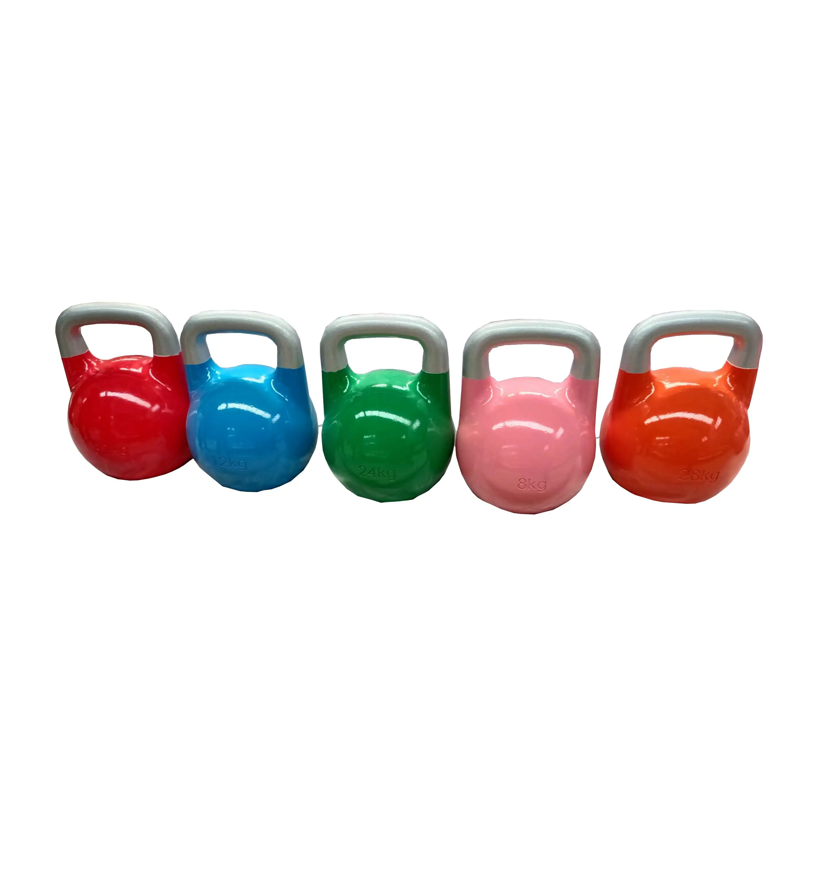 Compétition colorée Kettlebell style en fonte