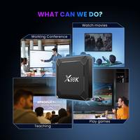 Topleo décodeur X98K double WIFI intelligent prend en charge le décodage vidéo 4K android 13 tv box android box