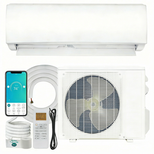 Climatiseur split mural à onduleur 24000 BTU, refroidissement et chauffage, contrôle intelligent WiFi pour maison, hôtel, garage - Product Image 1