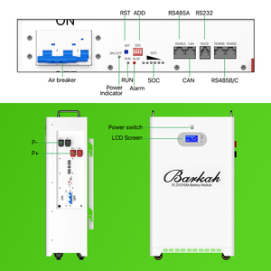 Batterie au lithium-ion Powerwall 48V pour stockage d'énergie solaire, montage mural, 51,2V 100Ah-500Ah, gamme de puissance de 10kW à 20kW, 51,2V 300Ah - Product Image 6