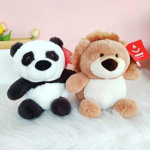 Peluche Lion de la Forêt, Poupée Husky, Poupée Animal, Coussin Chat Noir et Blanc, Idéal pour la Décoration Intérieure et les Cadeaux de Fêtes - Product Image 5