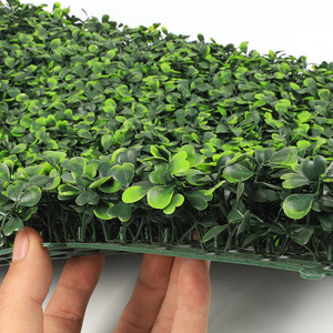 Valla de césped de pared verde de plástico artificial al por mayor paneles exteriores panel de Seto decoración protector solar plantas artificiales - Product Image 6