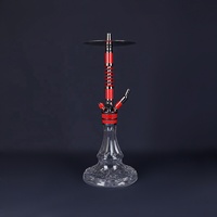 Nouveau design, vente en gros, chicha de couleurs mélangées, chicha led chicha, narguilé, feuille d'aluminium