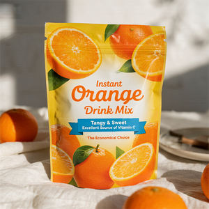 Kualitas Premium instan minuman bubuk larut jeruk manis rasa mangga 10g 2L berdiri kantong untuk jus Mix - Product Image 1