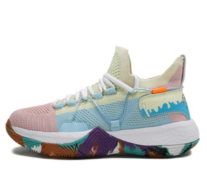 DFS1011 Chaussures de sport professionnelles pour hommes, design noir, rouge, vert, vente en gros, pour le basketball et la course à pied - Product Image 2