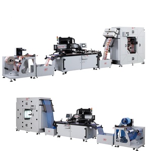 Machine d'impression automatique sur écran par <span class=keywords><strong>transfert</strong></span> thermique, rouleau vers rouleau, 30mm, pour PVC, animaux de compagnie, PP, PC, PE, bowp, toutes sortes - Product Image 1