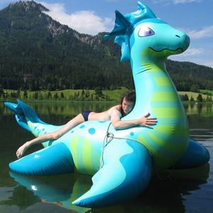 Grand matelas flottant publicitaire personnalisé en PVC, motif animaux de dessin animé (<span class=keywords><strong>Dragon</strong></span>, Licorne), pour parcs aquatiques - Product Image 6