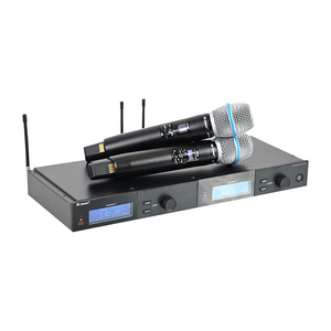 Sistemas de micrófono inalámbrico dinámico cardioide de 30 metros para voz en vivo con micrófono de mano - Product Image 3