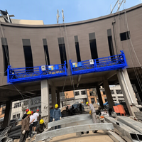 Gondola Pembersih Jendela Scaffolding Listrik Platform Gantung Perakitan Cepat untuk Perawatan Gedung