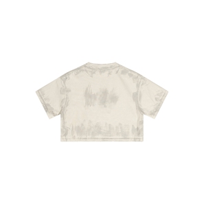 เสื้อยืดถักลายโลโก้วินเทจสำหรับผู้หญิง รุ่น N917 ผ้าฝ้าย 100% หนัก 305gsm สีดำ ทรงครอปท็อป สวมใส่สบาย ทรงหลวม สามารถปรับแต่งได้ - Product Image 6