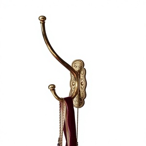 Retro Style Brass <b>Coat</b> <b>Hook</b> Luxury Home <b>Decoration</b> Hardware Accessories Antique <b>Hooks</b> Easy Install For Wall Mounted - Product Image 1
