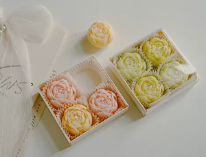 Ensemble de bougies aromatiques à la rose romantique, cire de soja naturelle, parfum longue durée, cadeau de confession pour la Saint-Valentin - Product Image 4