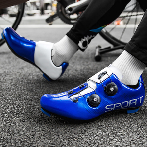 <span class=keywords><strong>Zapatillas</strong></span> de ciclismo personalizadas <span class=keywords><strong>para</strong></span> hombre <span class=keywords><strong>para</strong></span> bicicleta <span class=keywords><strong>MTB</strong></span> deporte triatlón con forro de malla <span class=keywords><strong>para</strong></span> zapatos de montar calzado en carreras de bicicleta de montaña - Product Image 4