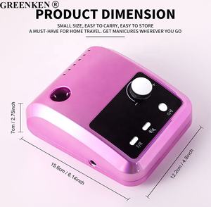 Nueva máquina pulidora de manicura de alta velocidad de 45000 Rpm, removedor de esmalte eléctrico portátil, máquina perforadora de uñas ligera - Product Image 4