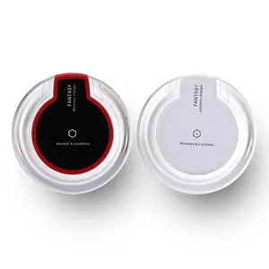 5V 1A Qi Wireless Charging New Ultra Thin Crystal 5w Wireless Charger For phone For Samsung