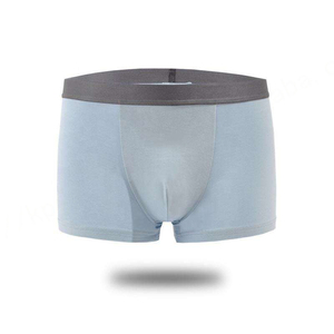 Vente en gros de nouveaux boxers taille moyenne stylés pour hommes plus taille personnalisée impression de logo boxer uni - Product Image 6