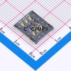 SMN-337-CRP6 SIM Card Connector SMD Connector Card Tray Type Nano SIM Card Card Holder 1.4mm - Product Image 2