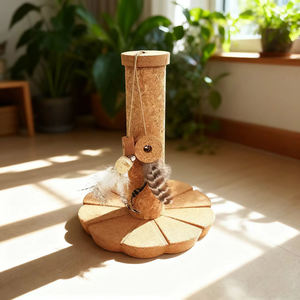 LEECORK tiang penggaruk kucing kecil, tiang penggaruk kucing kecil kokoh berkelanjutan kualitas tinggi dapat diganti - Product Image 2