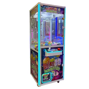 coin operated game amusement machine cheap small wood claw machine mini claw machine with bill acceptor