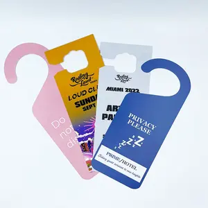 Plastic PVC Do Not Disturb Door Hanger Sign For Office/ School/ Hotel