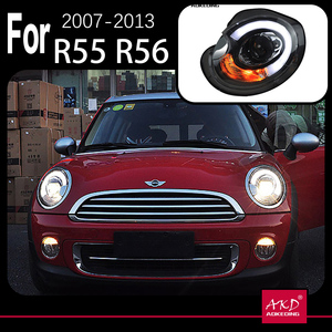 AKD Car Styling Head Lamp for MINI R55 R56 Headlights 2007-2013 Cooper LED Headlight R57 R58 DRL <strong>Bi</strong> <strong>Xenon</strong> Hid Beam Accessories - Product Image 5