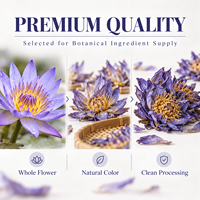 Fleurs de lotus bleues séchées Nymphaea Caerulea de qualité alimentaire en vrac pour tisane