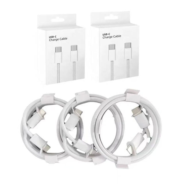 Wholesale 25W 5A Fast Charging 1m Braided Nylon Type-C Cable for TPE Jacket Type-C to Type-C Mobile Phone Use