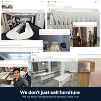 Modular PC Desktop Computer Desk Wood Working Desk Home Bedroom Office Convenient Furniture Office Workstations Computer Desks