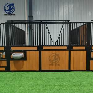 Fronts de box pour chevaux arabes de luxe royal, robustes et antirouille, cloisons de box équestres, portes de box pour chevaux avec remplissage en bambou sur mesure - Product Image 3