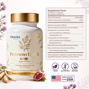 Capsules de gestion de la ménopause OEM ODM, extrait d'herbes naturelles, soutien pour les femmes, marque privée, vente en gros, fabricant B2B - Product Image 2