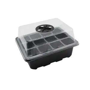 12 Cells Garden Seed Storage Box Vegetable Seeding Box Basin Plants Nursery Seedling germination tray seed starting 1 set