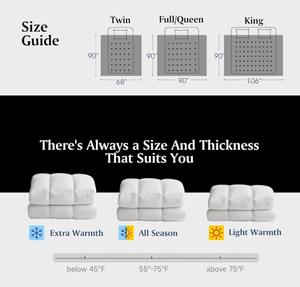 Tùy Chỉnh Đóng Gói Fluffy Ngủ Mềm Mại Ấm Áp Mùa Đông Dày Nhà 800 + Cao Điền Điện Rửa Trắng Vịt Lông Xuống Duvet - Product Image 5