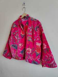 Chaqueta Bomber Clásica de Terciopelo Reversible con Estampado de Jungla Marrón, Ecológica, Transpirable, con Relleno 100% Algodón - Product Image 6