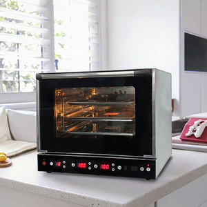 Four à convection commercial pour boulangerie, certifié CE, nouveau, 220V, contrôle numérique, automatique, petit, 3 plateaux, pour noix, maïs, four à pizza portable - Product Image 4