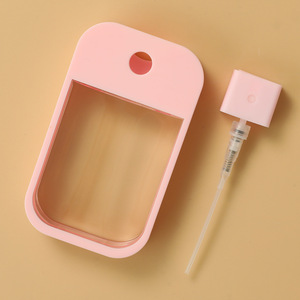 45ml 50ml Credit Card Shape Spray Bottle Disposable Pocket Perfume <b>Pump</b> with Keychain - Product Image 4