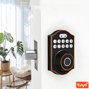 中国製指紋認証WiFiスマートロック（木製/スチール/ステンレス鋼ドア用、Tuyaアプリ制御対応）PST-D6-<span class=keywords><strong>WF</strong></span> - Product Image 3