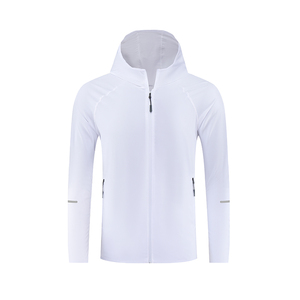 Chaqueta Deportiva Ligera de Lona para Hombre y Mujer, Cortavientos, Protección Solar, Transpirable, con Cremallera Larga, Cómoda, para Primavera y Otoño - Product Image 1