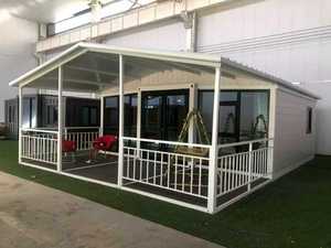 Casa Contenedor Plegable de Lujo Expandible, 2 Dormitorios, Prefabricada, Estructura de Acero Modular, Cabaña Pequeña para Glamping en Resorts - Product Image 2