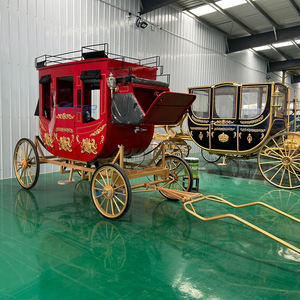 Carruaje de <span class=keywords><strong>Boda</strong></span> Real Personalizado, Carroza Eléctrica Clásica de Lujo de Hierro, Vagoneta <span class=keywords><strong>para</strong></span> Paseos Turísticos - Product Image 4