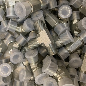 Sanheng Áp Suất Cao BSP Côn Nam Chủ Đề Tee Kết Nối 3 Cách Thủy Lực Lắp Đặt Đường Ống Phụ Kiện Ống - Product Image 4