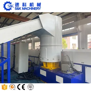 Waste Plastic PE PP Pet HDPE Films Crushing Washing Drying Granulation Machine Production Line