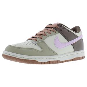 Zapatillas Nike Dunk Low Gs para Niño, Color Caqui Desierto y Rosa Espuma, para Skateboarding - Product Image 1