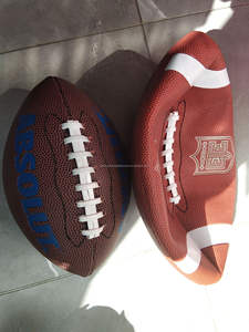 عدد 3 # كرات قدم مع 2 تشطيب من كلوريد البولي فينيل و 2 لوح بني أو أصفر 8 "كرات قدم صغيرة - Product Image 6