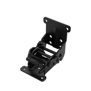 Folding Hinge 90 180 Degree Multi Angle Self Locking Furniture Connector Surface Mount Manganese Steel Modern Design - Product Image 5