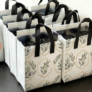 Sac isotherme en aluminium, sac promotionnel en non-tissé laminé PP super résistant réutilisable avec logo personnalisé imprimé - Product Image 6