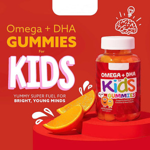 Suplemento Alimenticio de Caramelos Blandos para Niños de Primera Calidad, Apoya la Salud con Omega, Vegetales y Frutas, Fibra Nutricional - Product Image 6