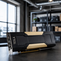 Kartu Grafis GPU Asli Tesla V100 PCIE 32GB AI