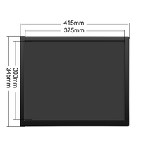 Écran LCD industriel en plastique 19 pouces avec écran tactile résistif, interface USB, nouveau - BNC/Entrée, montage mural