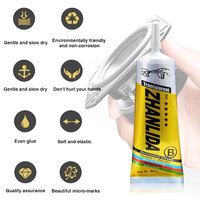 Colle de réparation pour haut-parleur Zhanlida 80ml transparente pour bordure en caoutchouc, capuchon anti-poussière, contour en mousse, assemblage, séchage lent, flexible et étanche