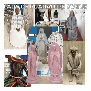 Estatua ecológica <span class=keywords><strong>de</strong></span> resina <span class=keywords><strong>de</strong></span> Nuestra Señora <span class=keywords><strong>de</strong></span> <span class=keywords><strong>Guadalupe</strong></span>, escultura Católica Mexicana <span class=keywords><strong>de</strong></span> La Santísima <span class=keywords><strong>Virgen</strong></span> María para decoración del hogar - Product Image 3